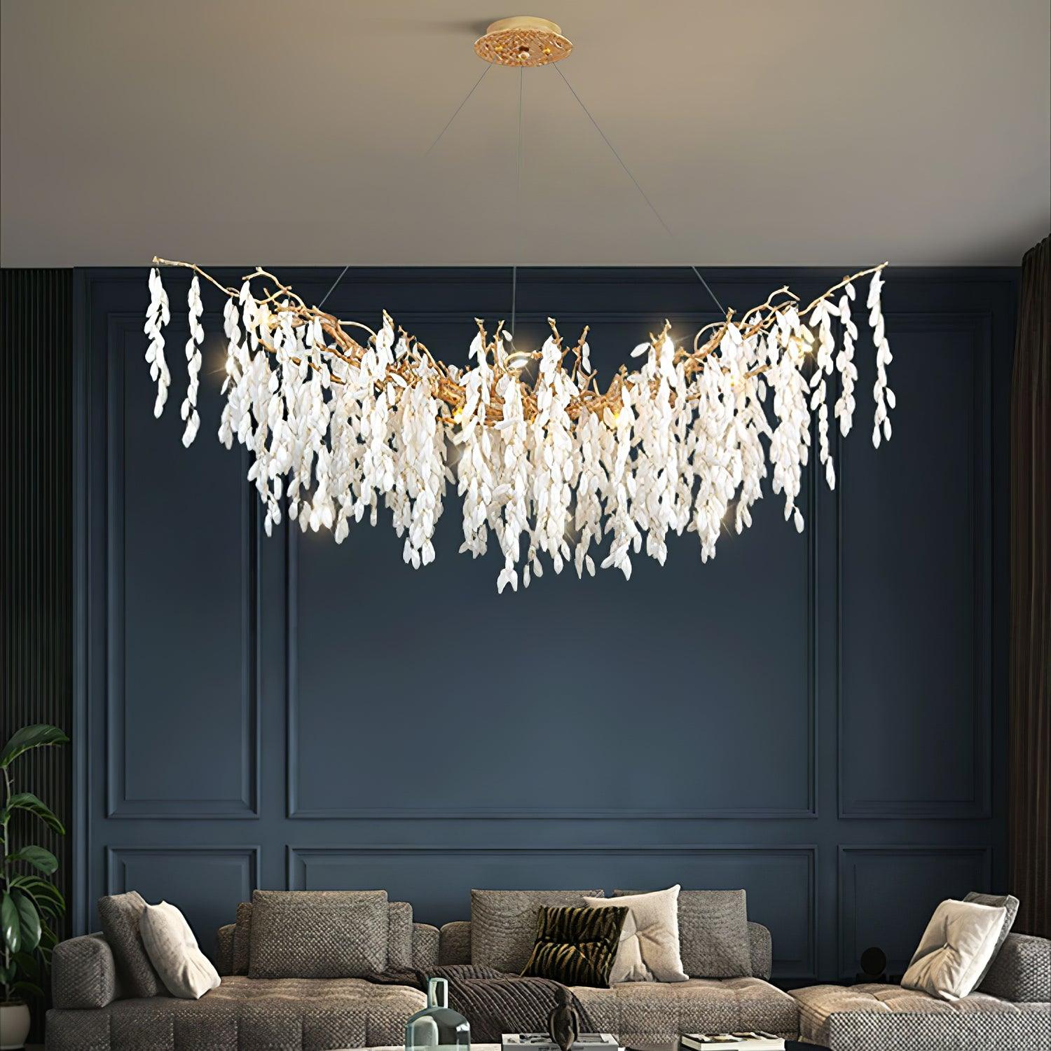 Florealis Cascading Crystal Chandelier - Blowlighting
