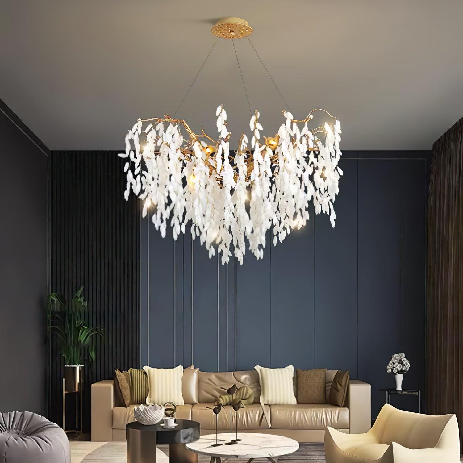 Florealis Cascading Crystal Chandelier - Blowlighting