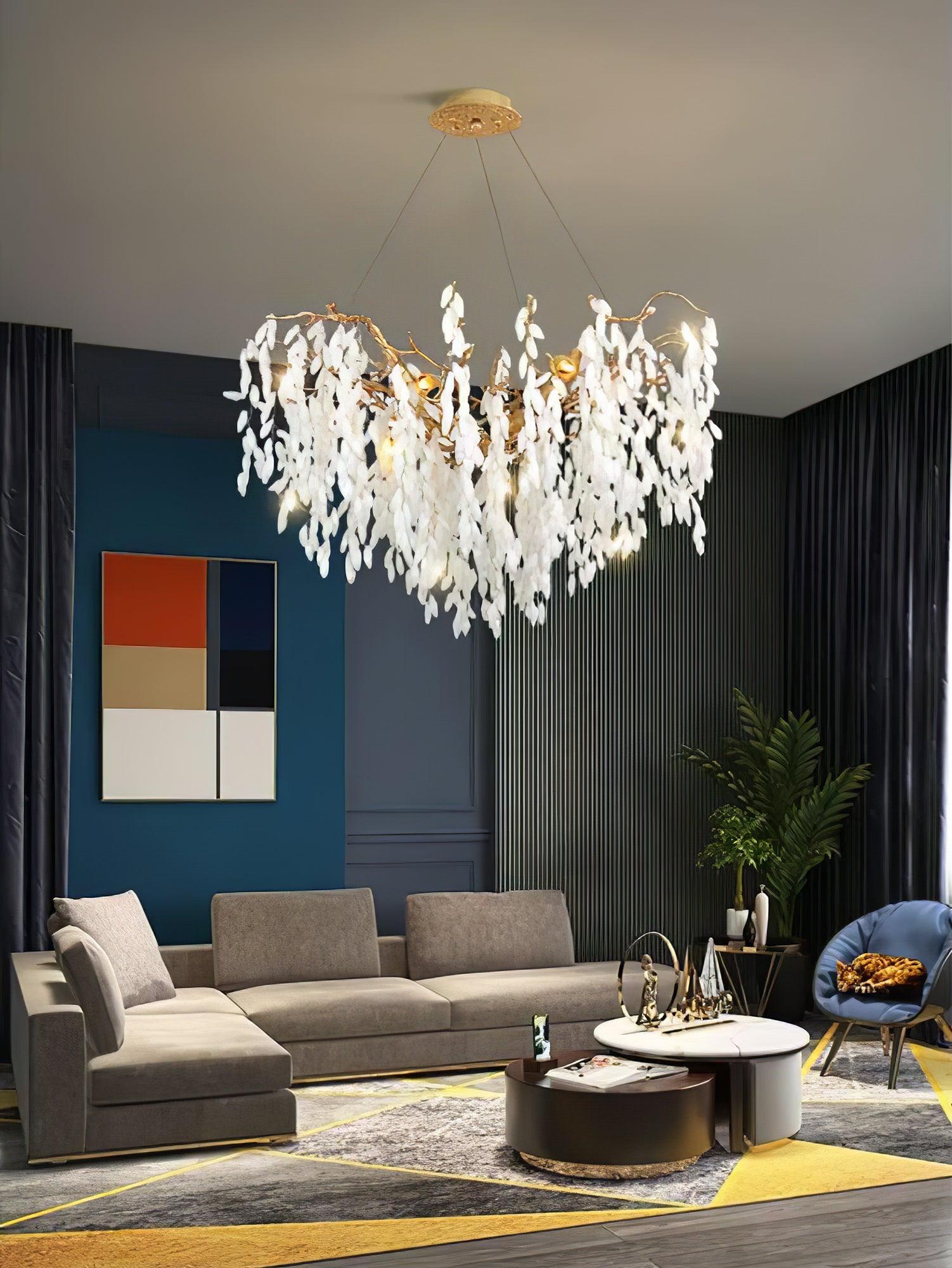Florealis Cascading Crystal Chandelier - Blowlighting
