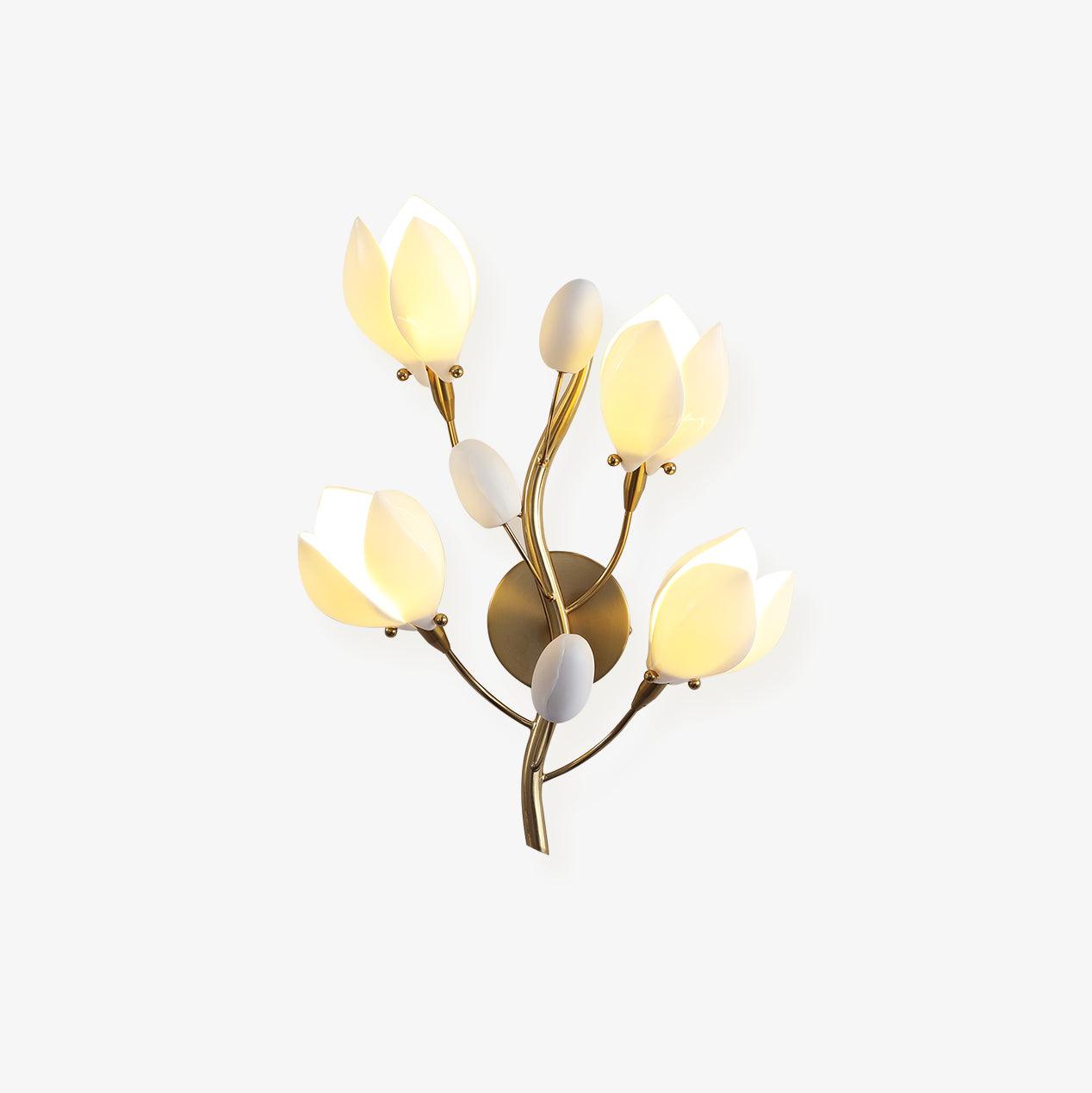 Porcelain Magnolia Wall Lamp - Blowlighting