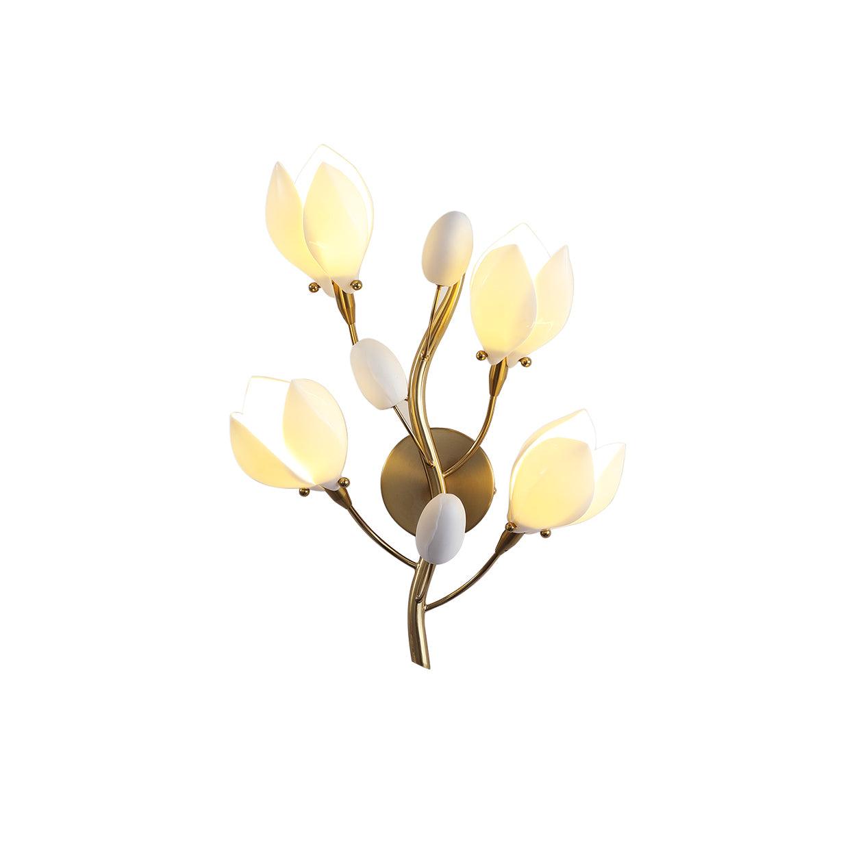 Porcelain Magnolia Wall Lamp - Blowlighting