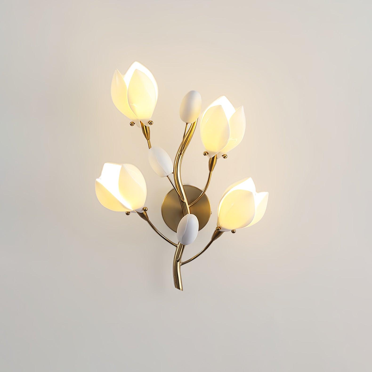 Porcelain Magnolia Wall Lamp - Blowlighting