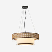 Circlura Natural Fabric Chandelier