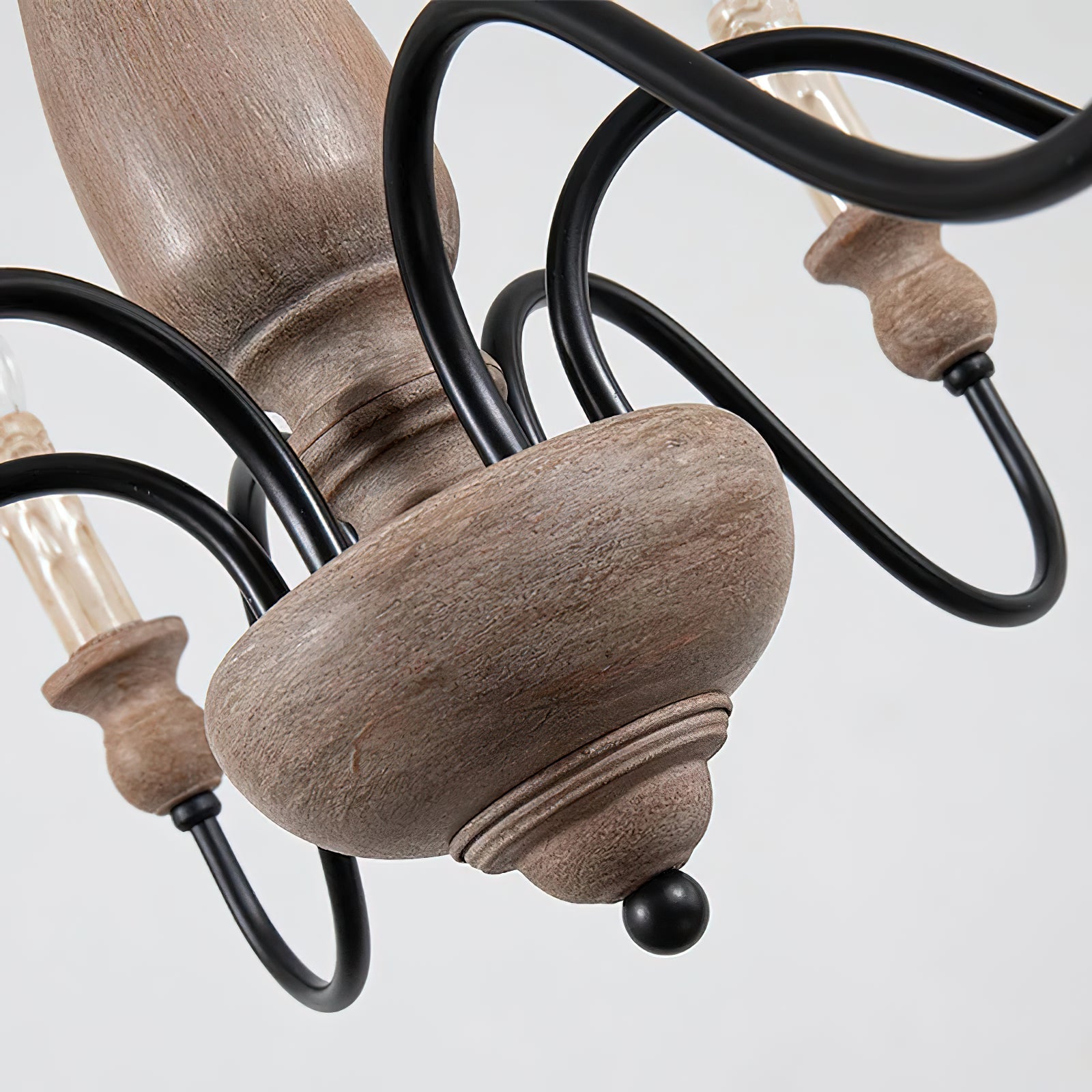 Aurora Chandelier Farmhouse Rustic - Blowlighting