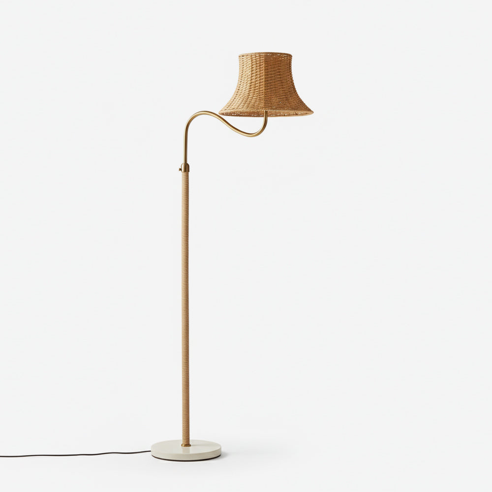 Calmo Rattan Natural Floor Lamp