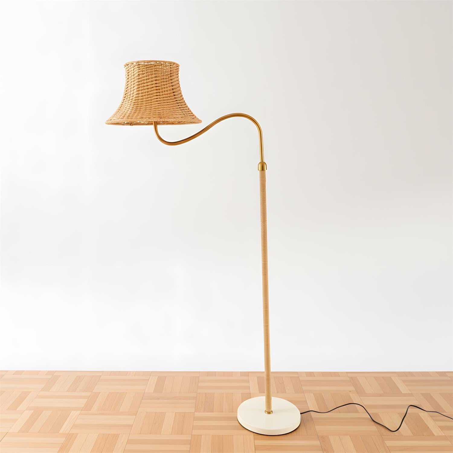Calmo Rattan Natural Floor Lamp