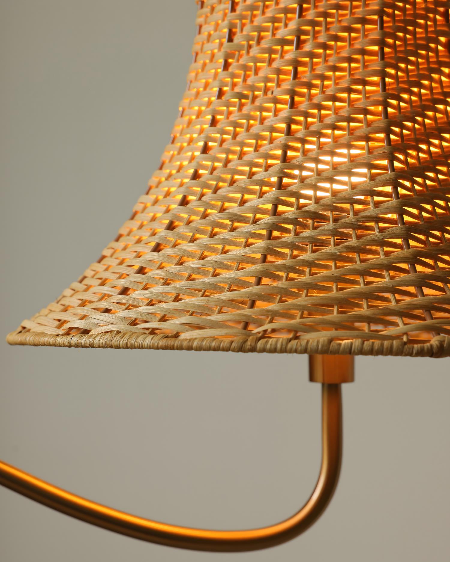 Calmo Rattan Natural Floor Lamp