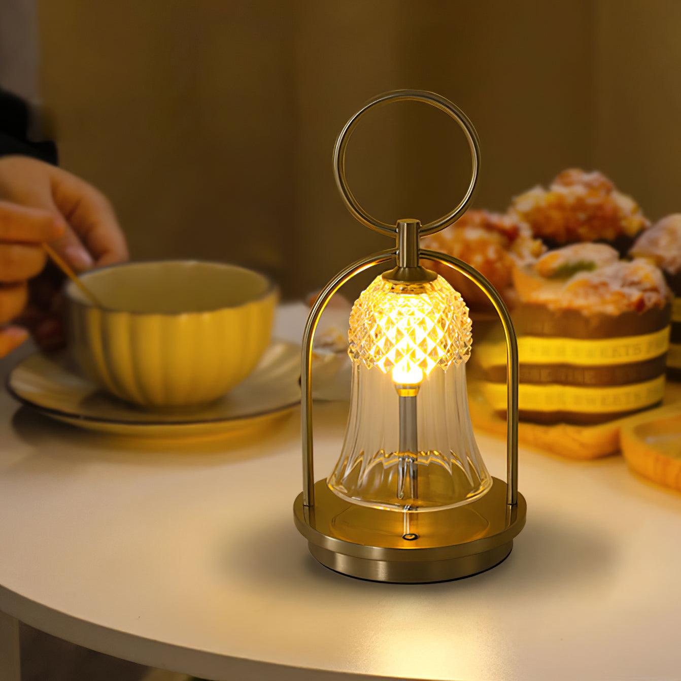 Bell Vintage Glass Table Lamp - Blowlighting