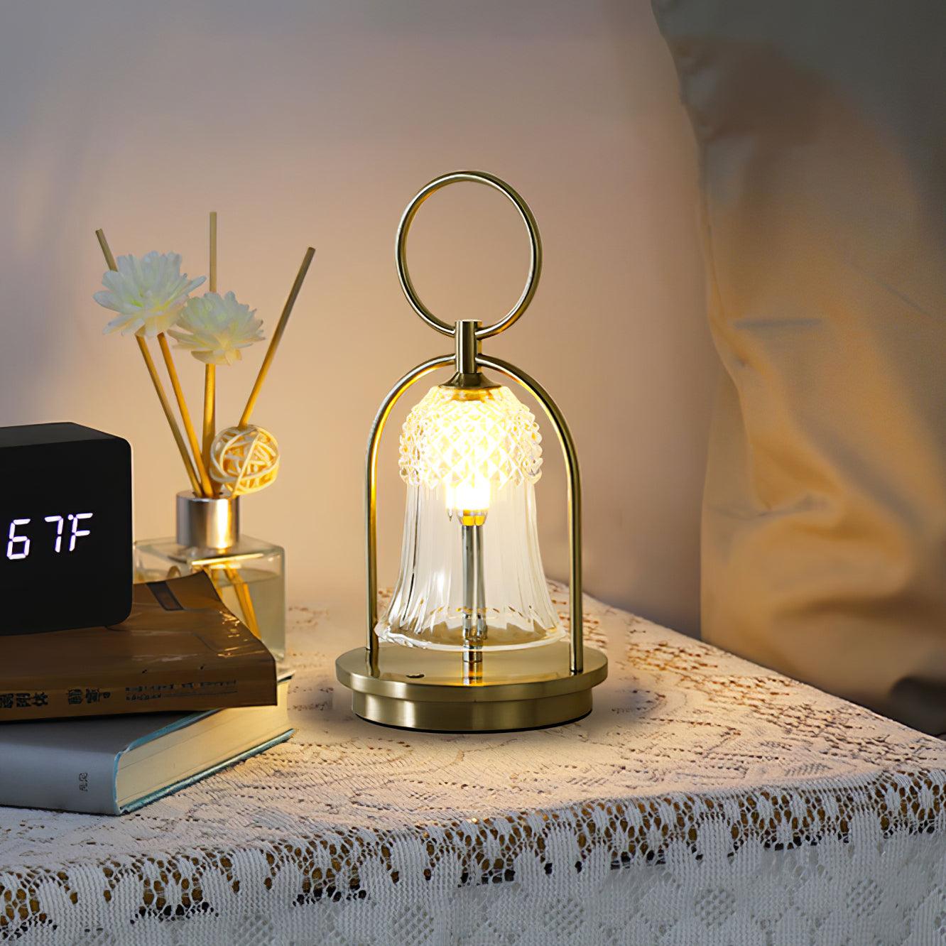 Bell Vintage Glass Table Lamp - Blowlighting