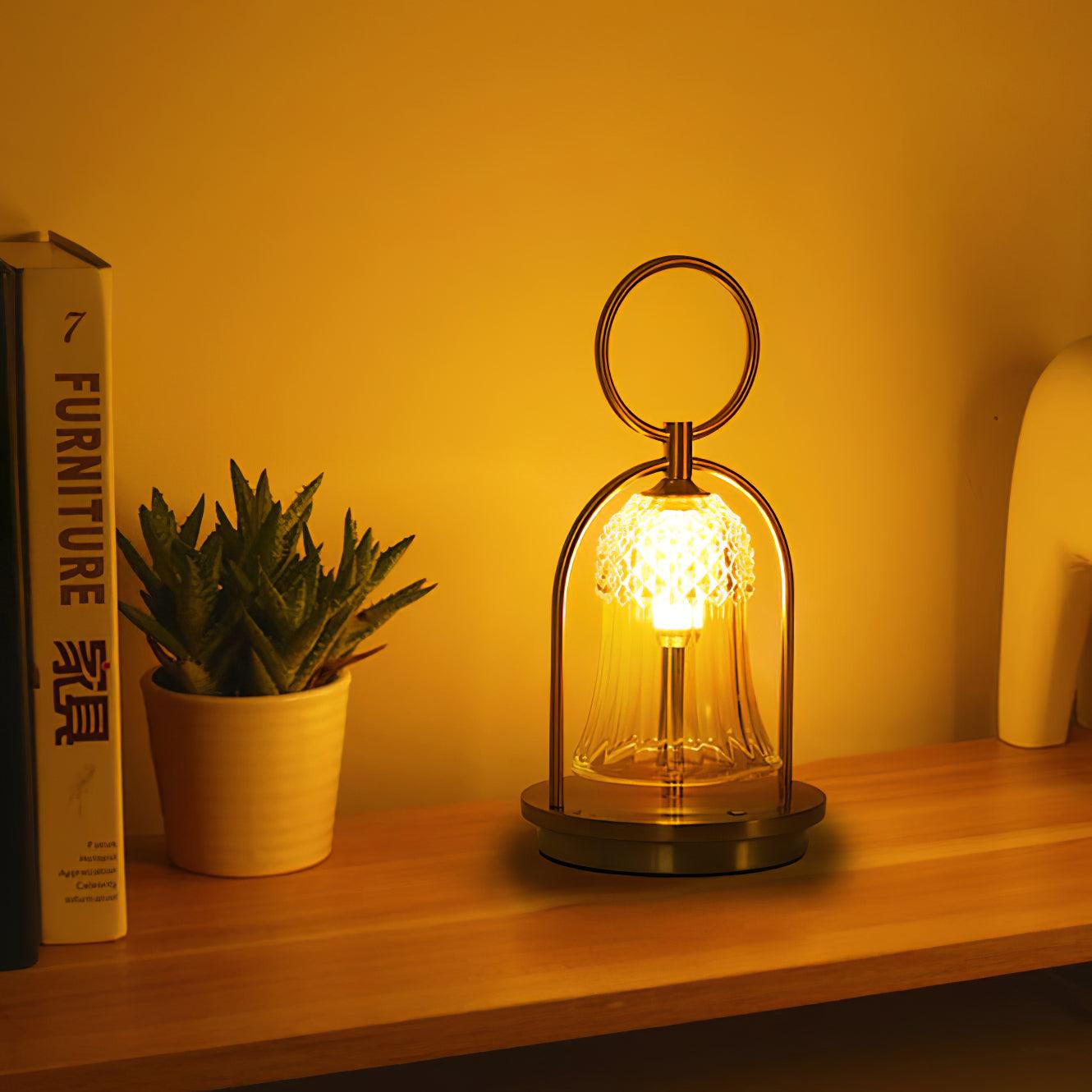 Bell Vintage Glass Table Lamp - Blowlighting