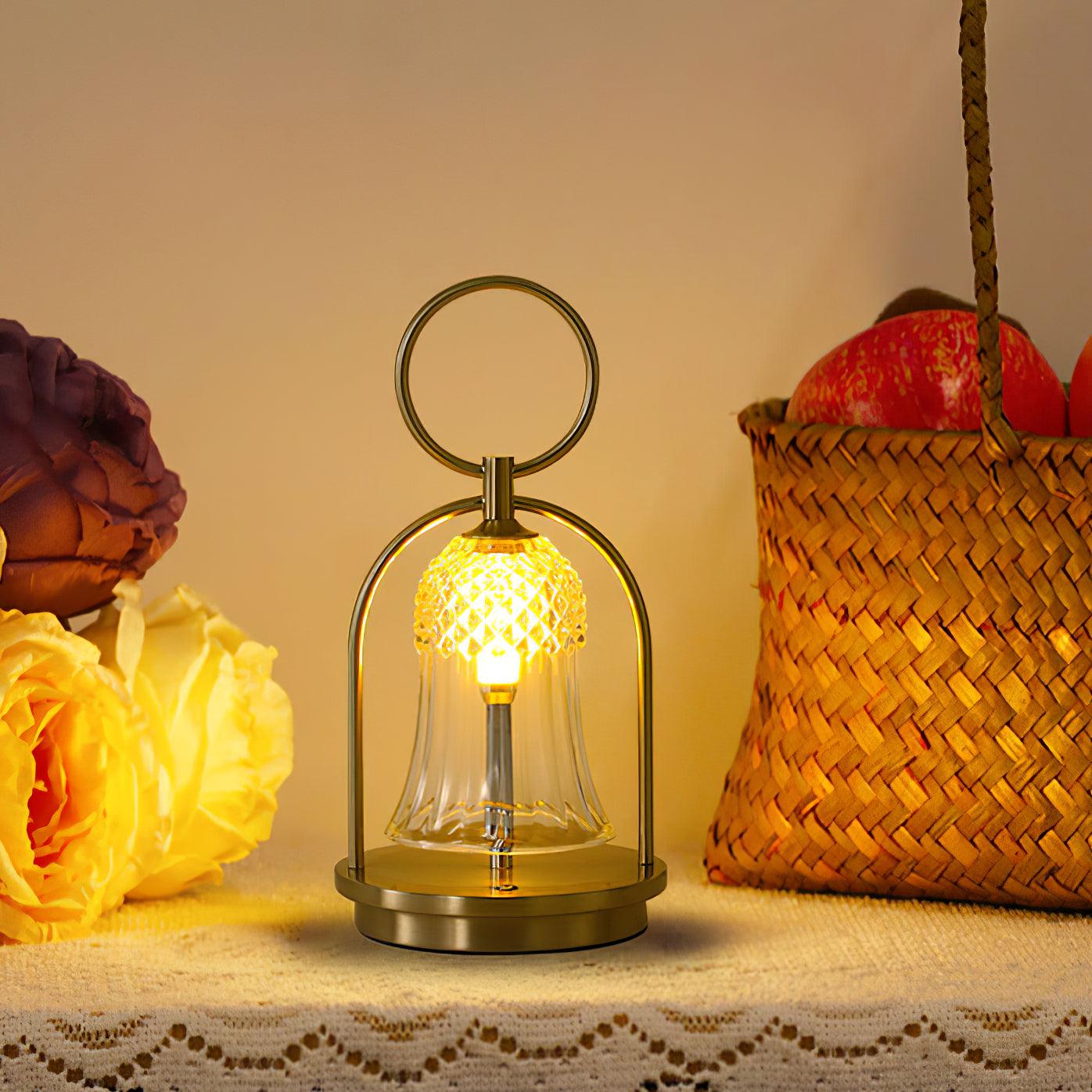 Bell Vintage Glass Table Lamp - Blowlighting