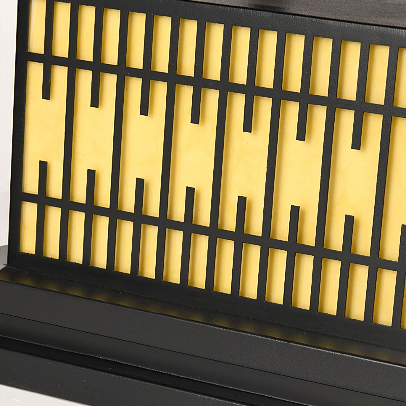 Window Grille Outdoor Post Light - Blowlighting