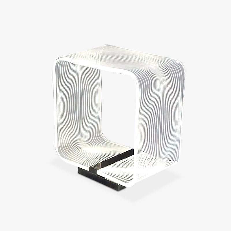 Wire Cube Table Lamp - Blowlighting