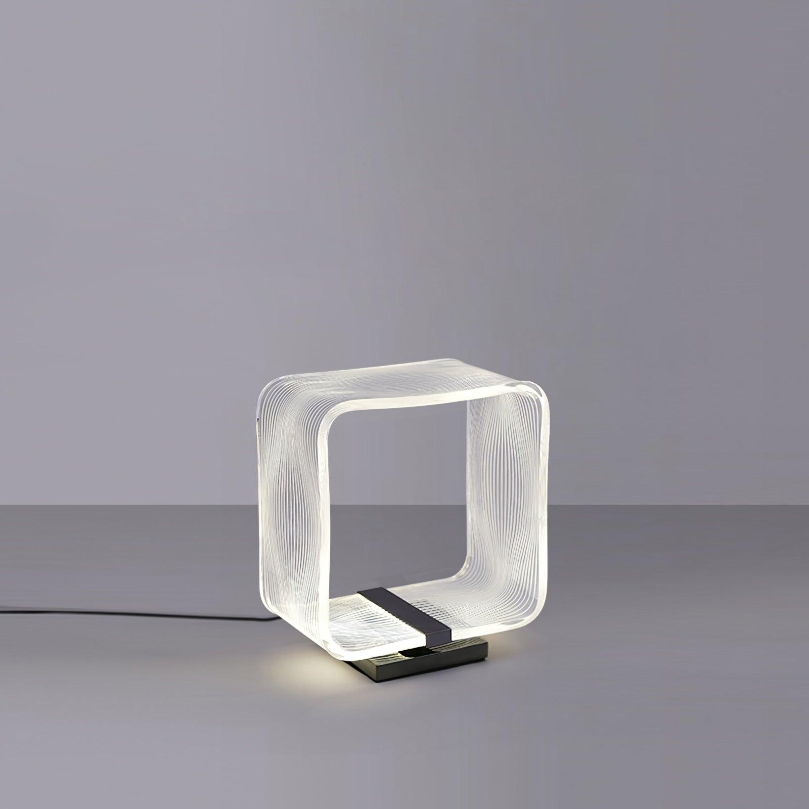 Wire Cube Table Lamp - Blowlighting