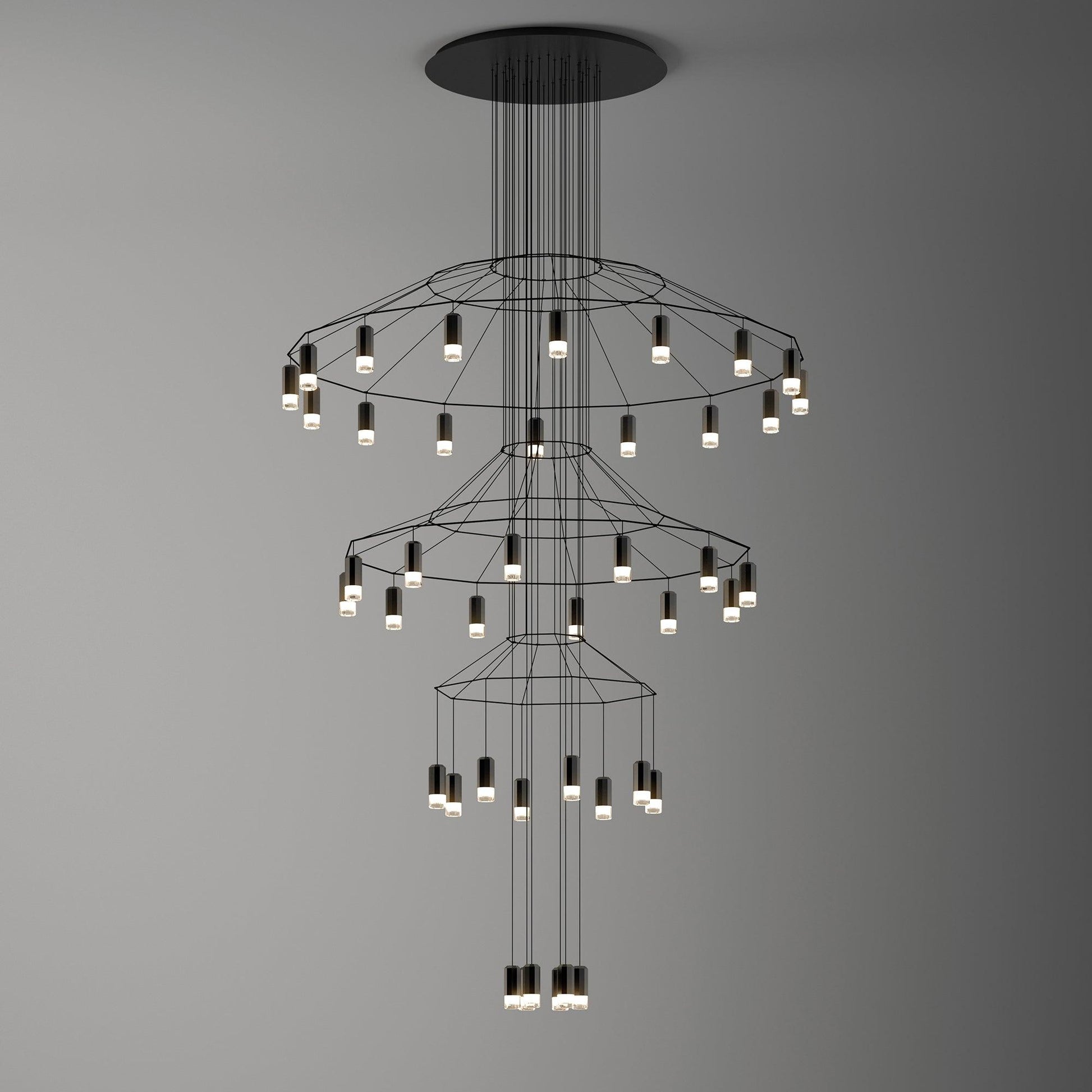 Lines Chandelier - Blowlighting