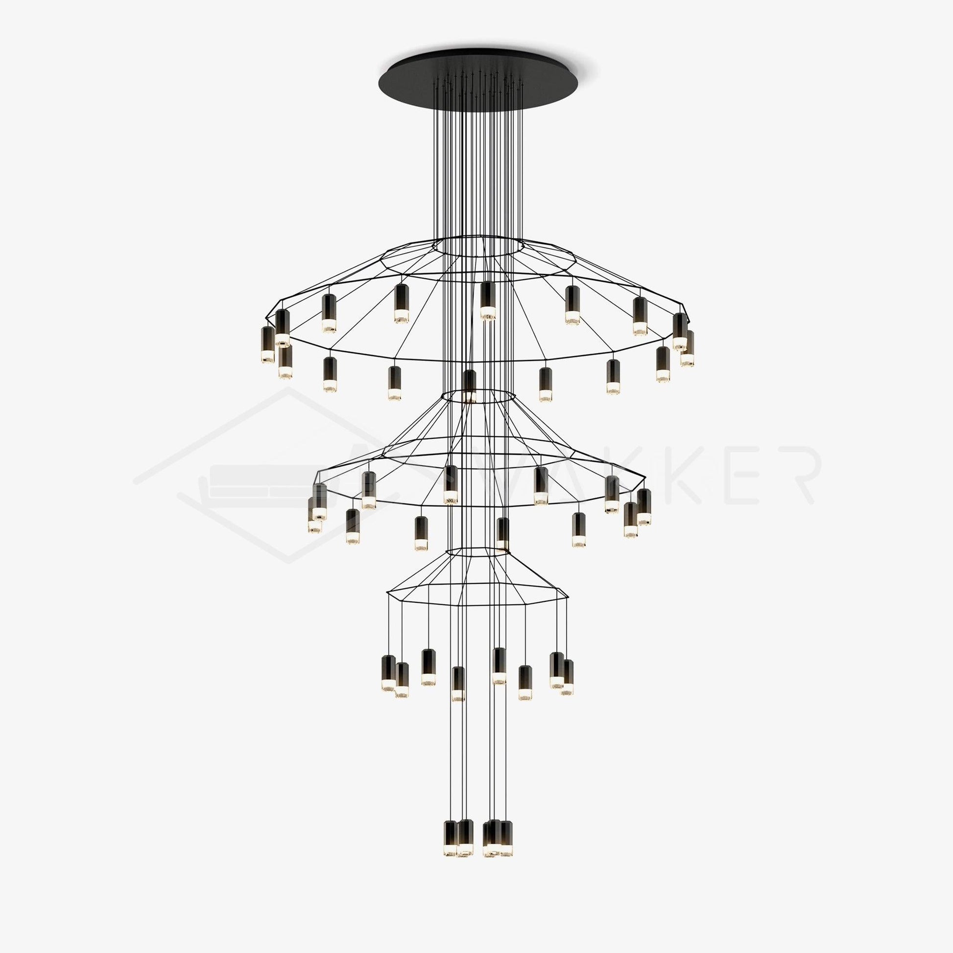 Lines Chandelier - Blowlighting
