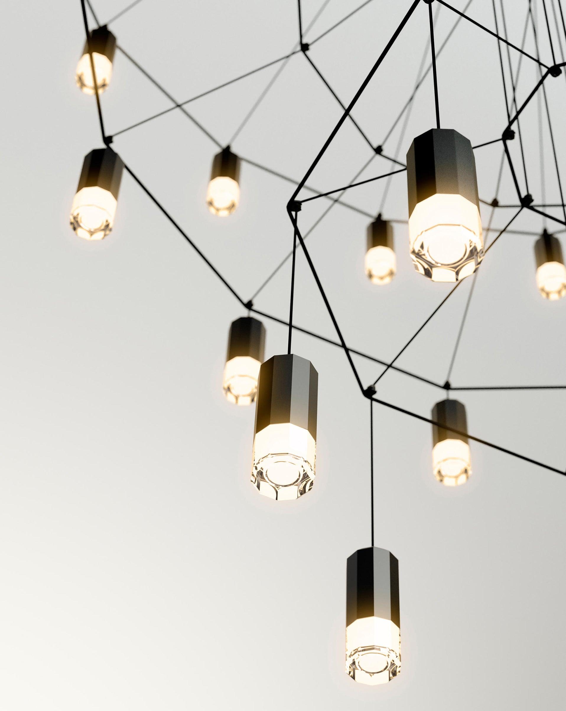 Lines Chandelier - Blowlighting