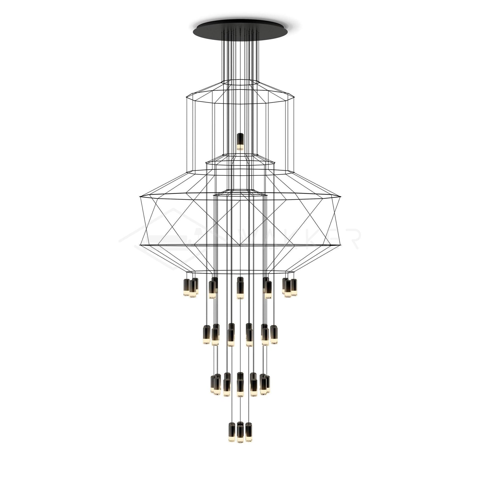 Lines Chandelier - Blowlighting