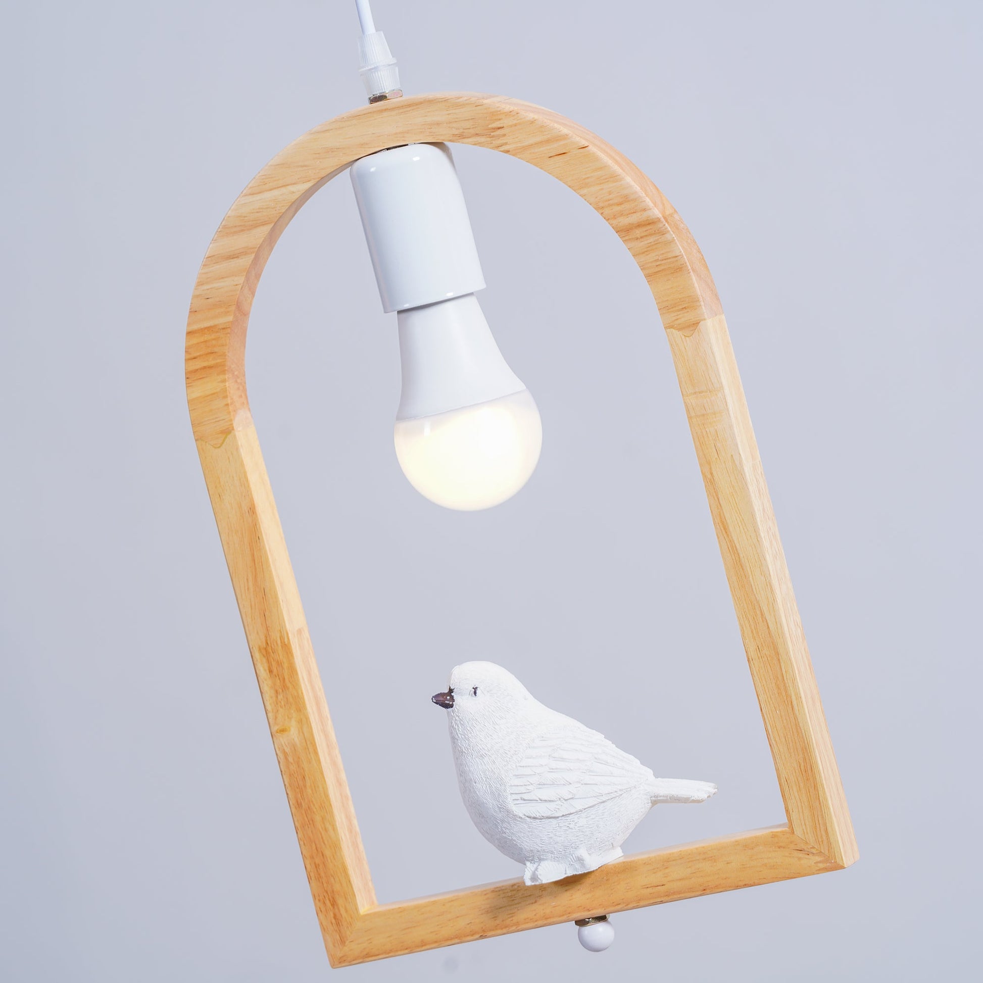 Wood Bird Resin Pendant Light - Blowlighting