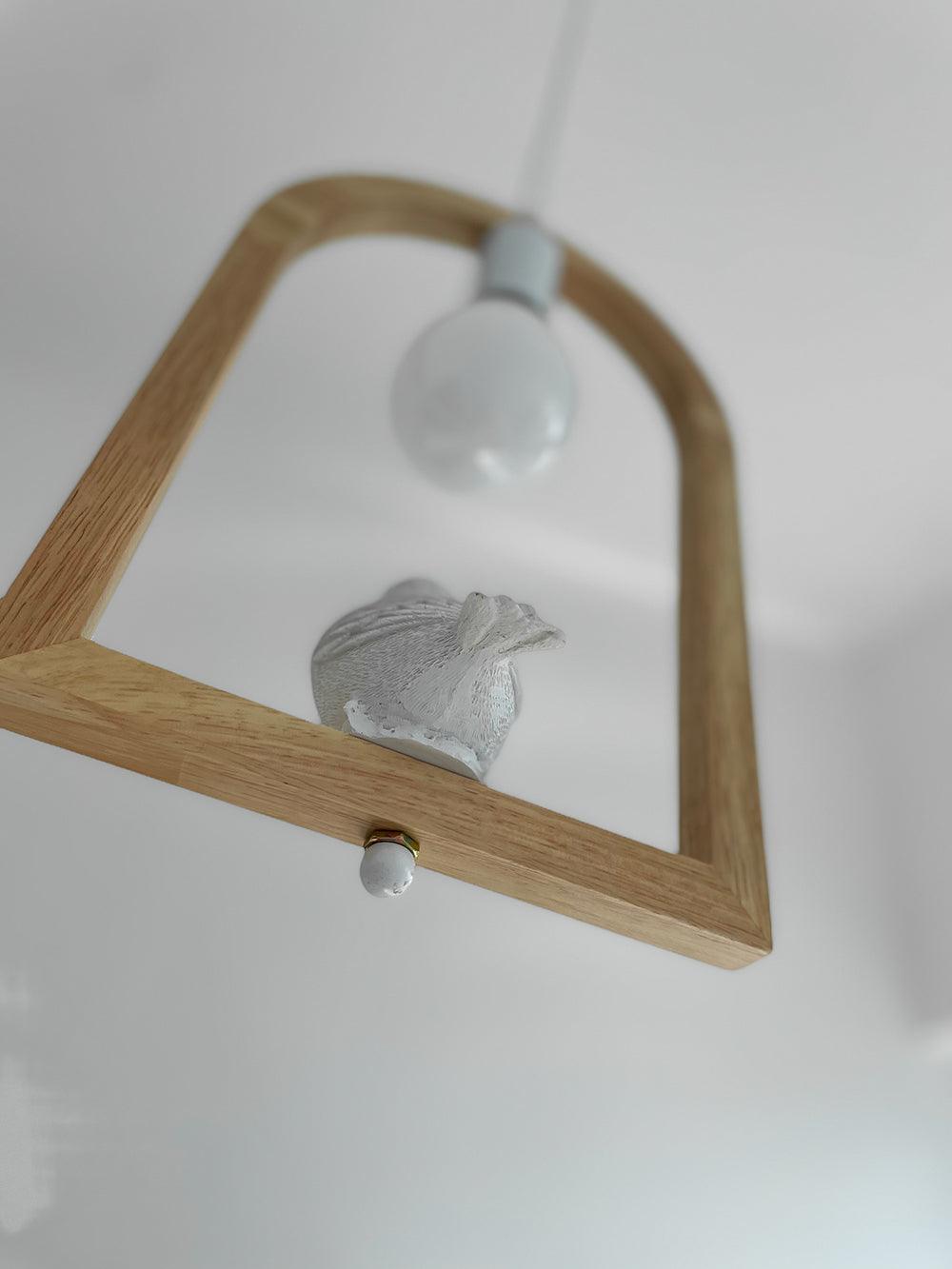 Wood Bird Resin Pendant Light - Blowlighting