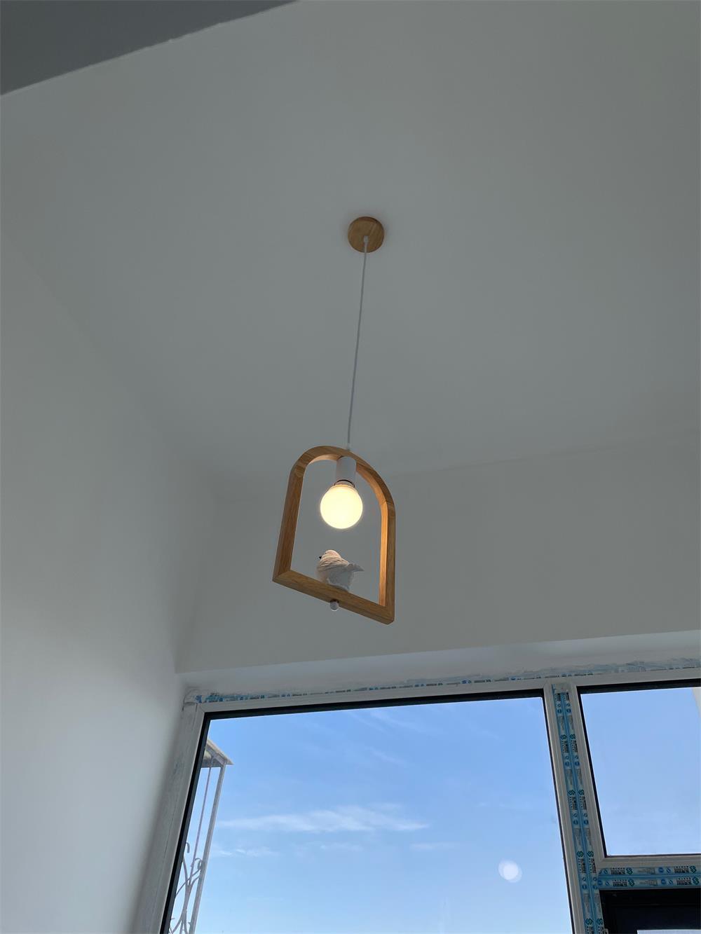 Wood Bird Resin Pendant Light - Blowlighting