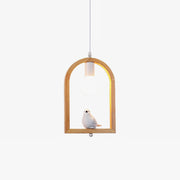 Wood Bird Resin Pendant Light - Blowlighting