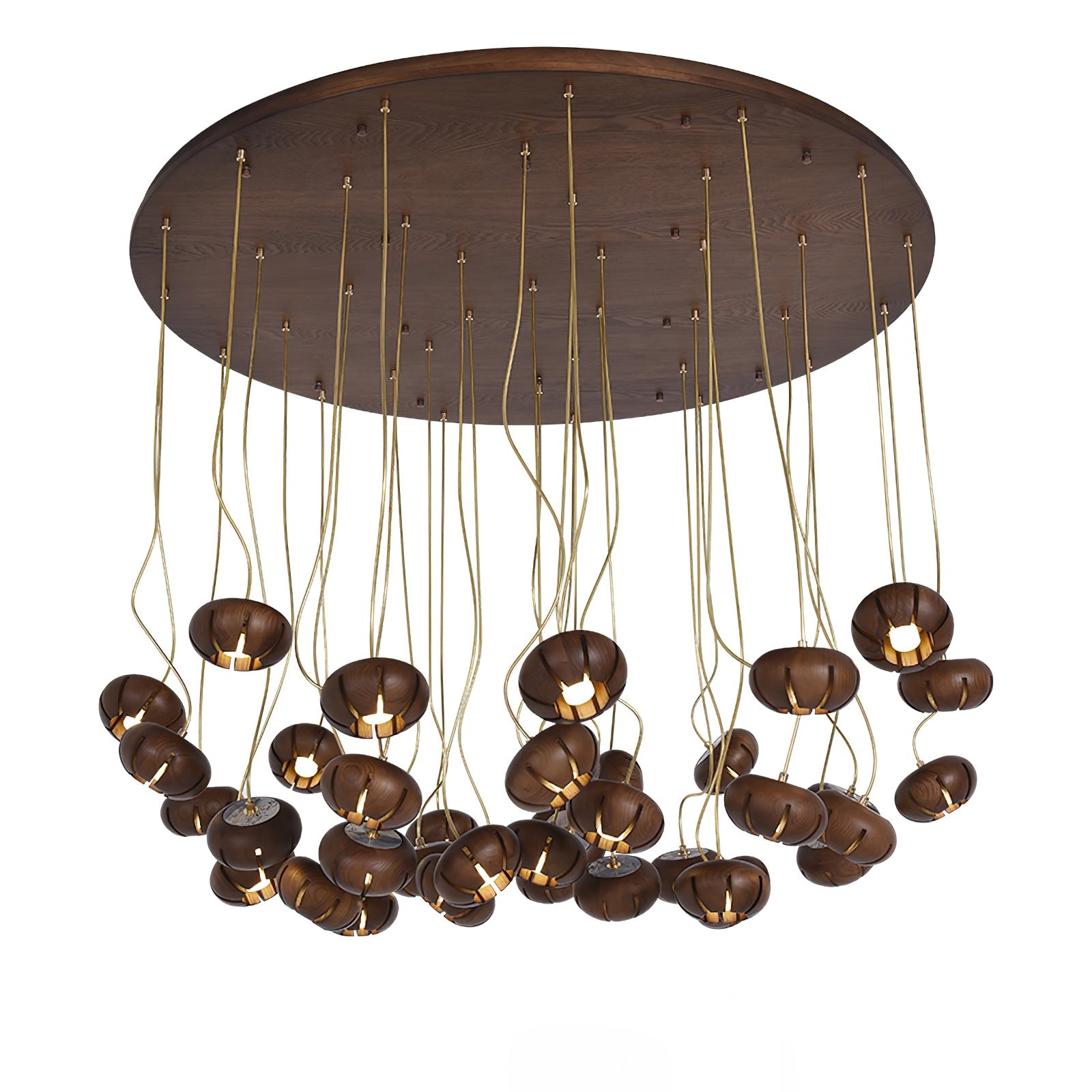 Zasorir Sculptural Marble Cluster Pendant Light - Blowlighting