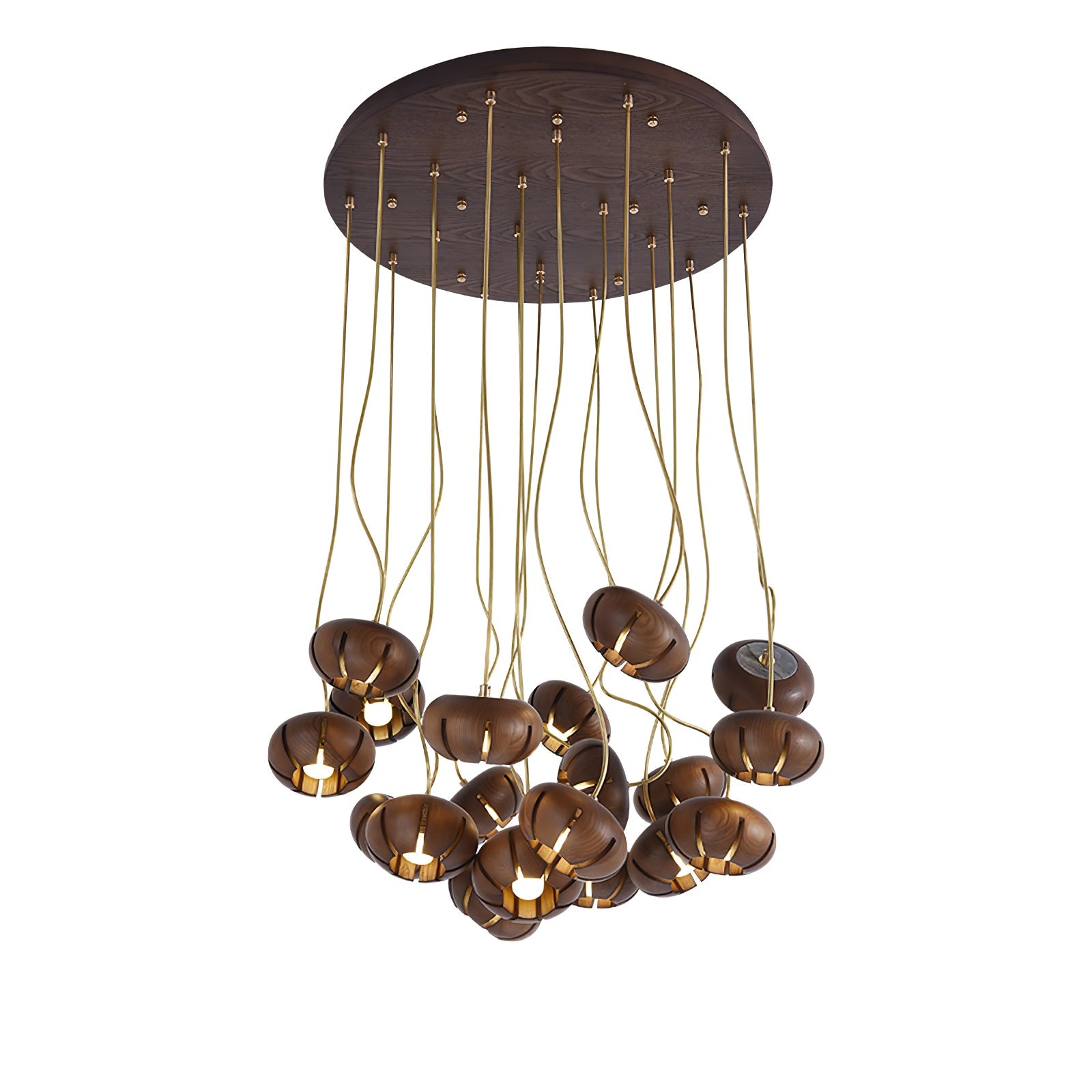 Zasorir Sculptural Marble Cluster Pendant Light - Blowlighting