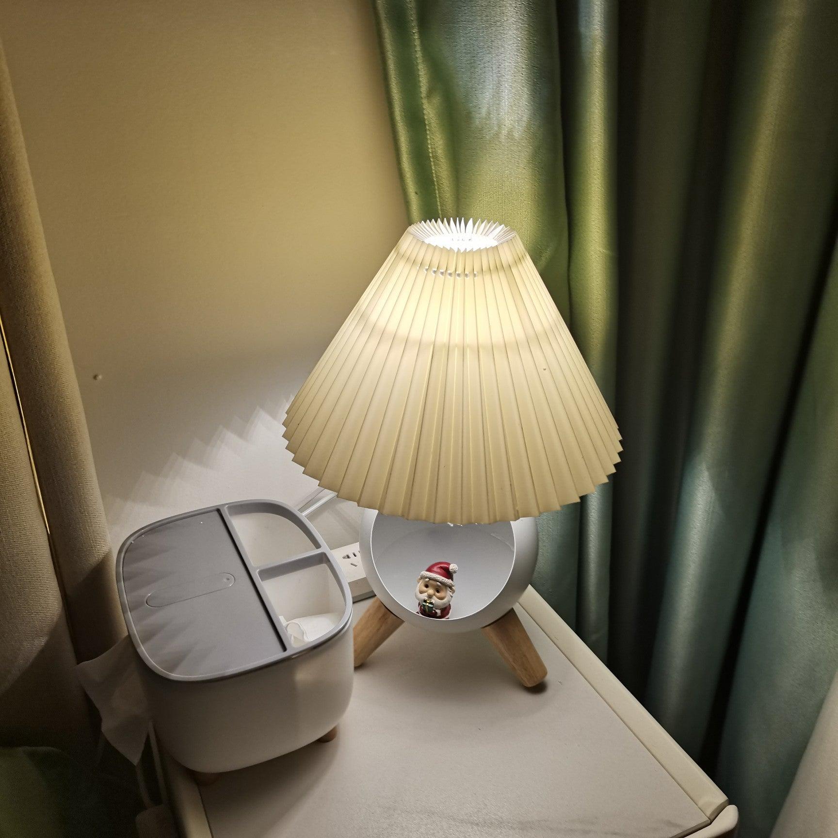 Wood Small Table Lamp - Blowlighting