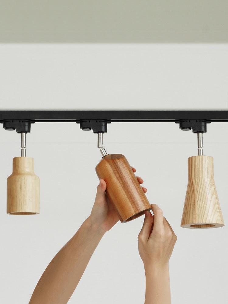 Wood Track Ceiling Lamp - Blowlighting