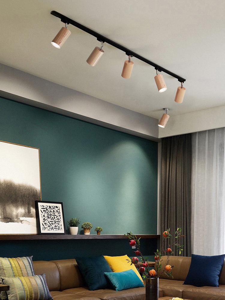 Wood Track Ceiling Lamp - Blowlighting