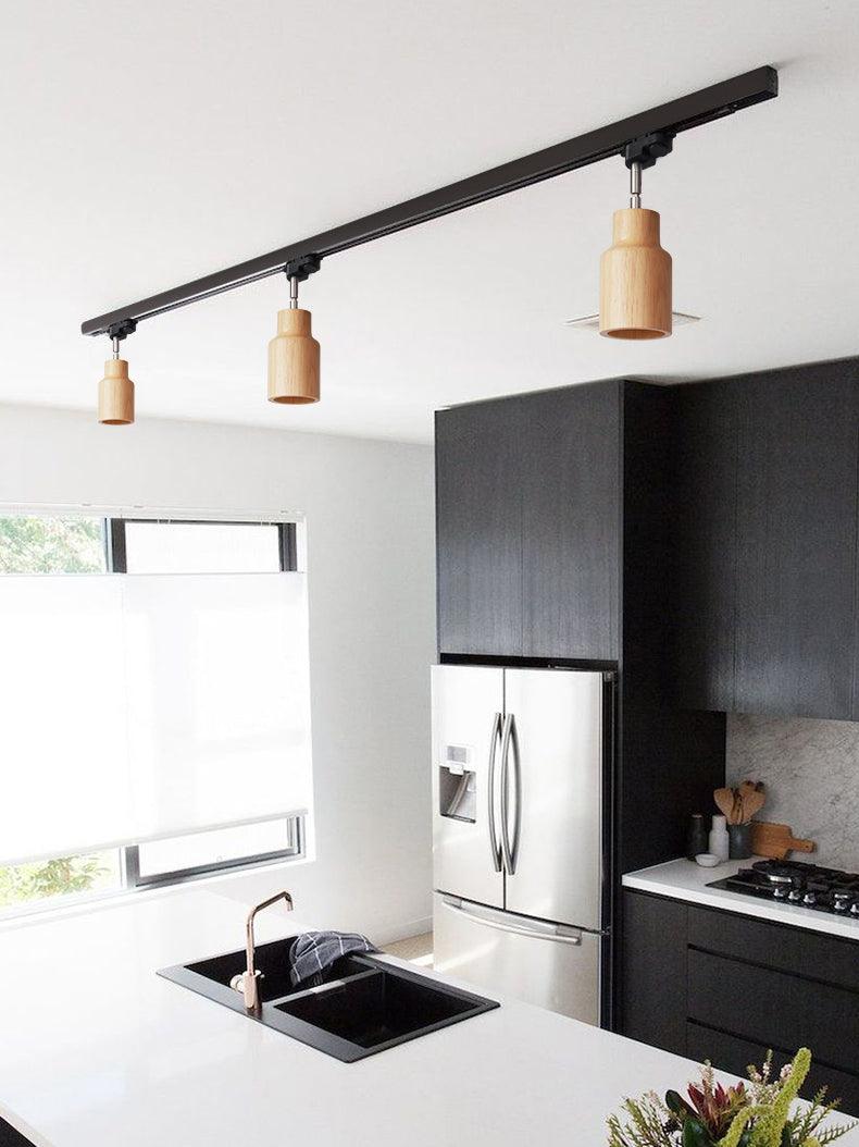 Wood Track Ceiling Lamp - Blowlighting