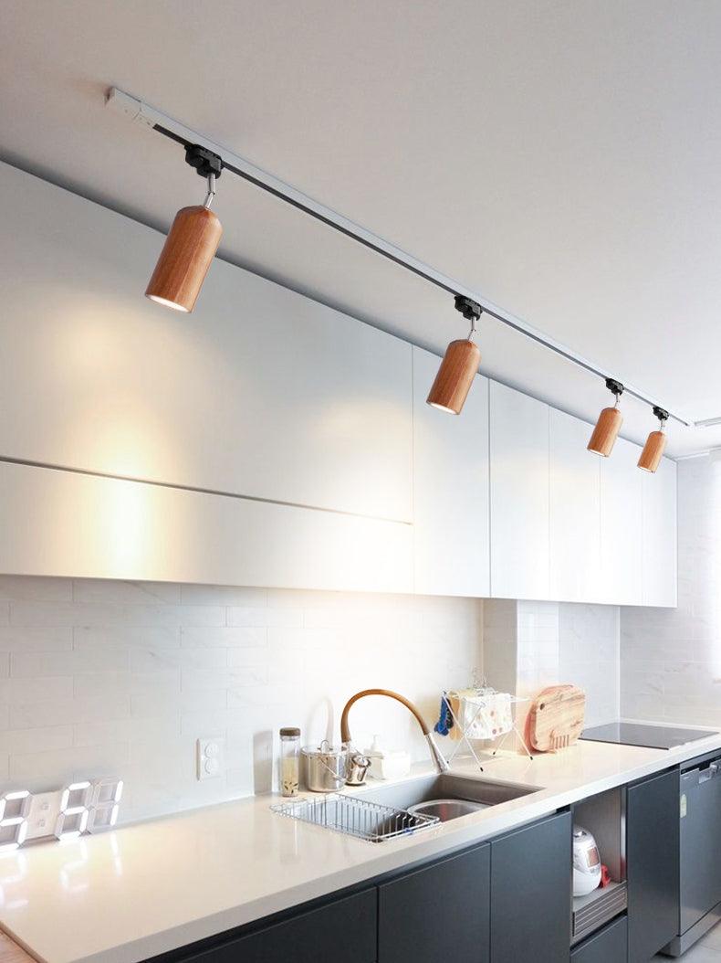 Wood Track Ceiling Lamp - Blowlighting