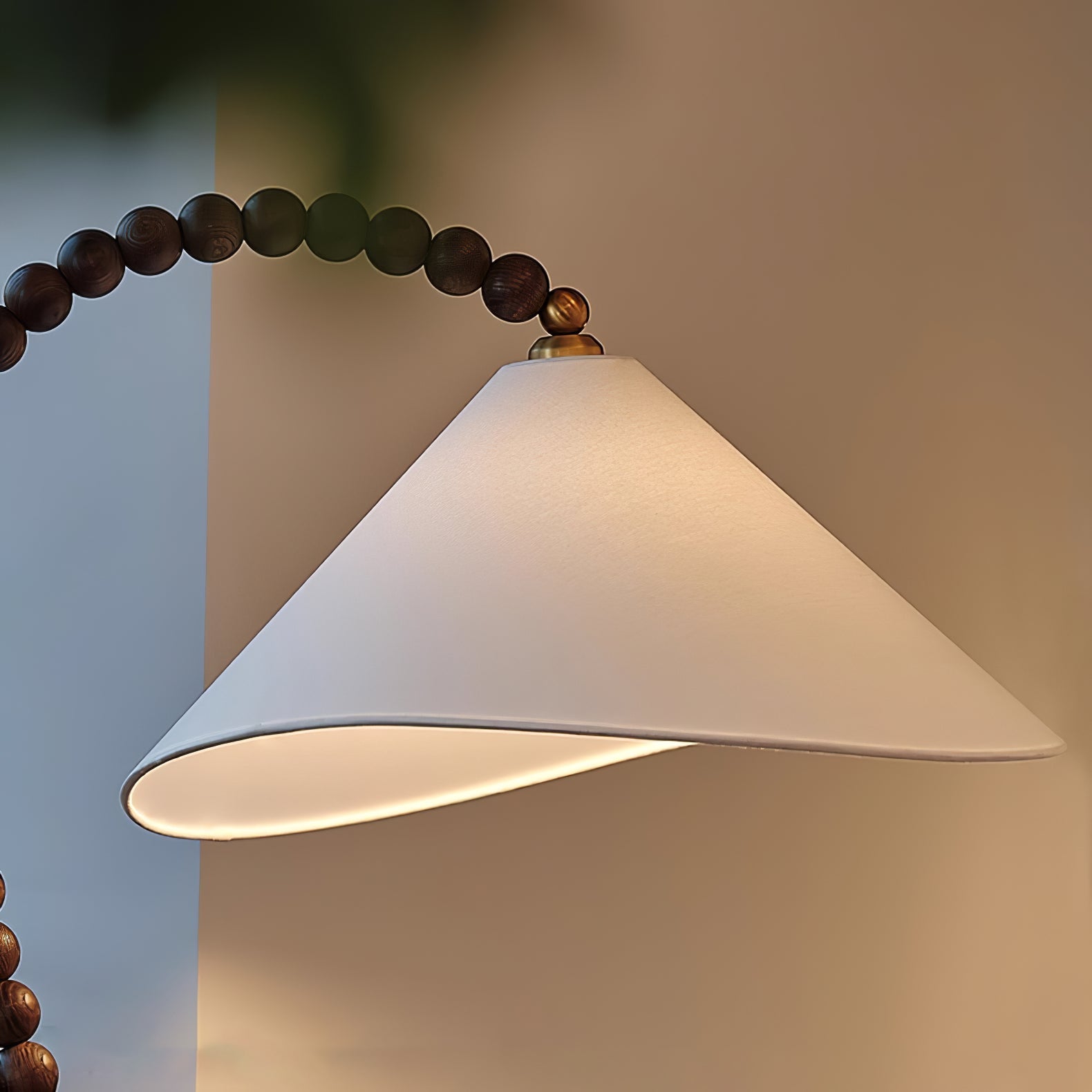 Wooden Bead Floor Lamp - Blowlighting