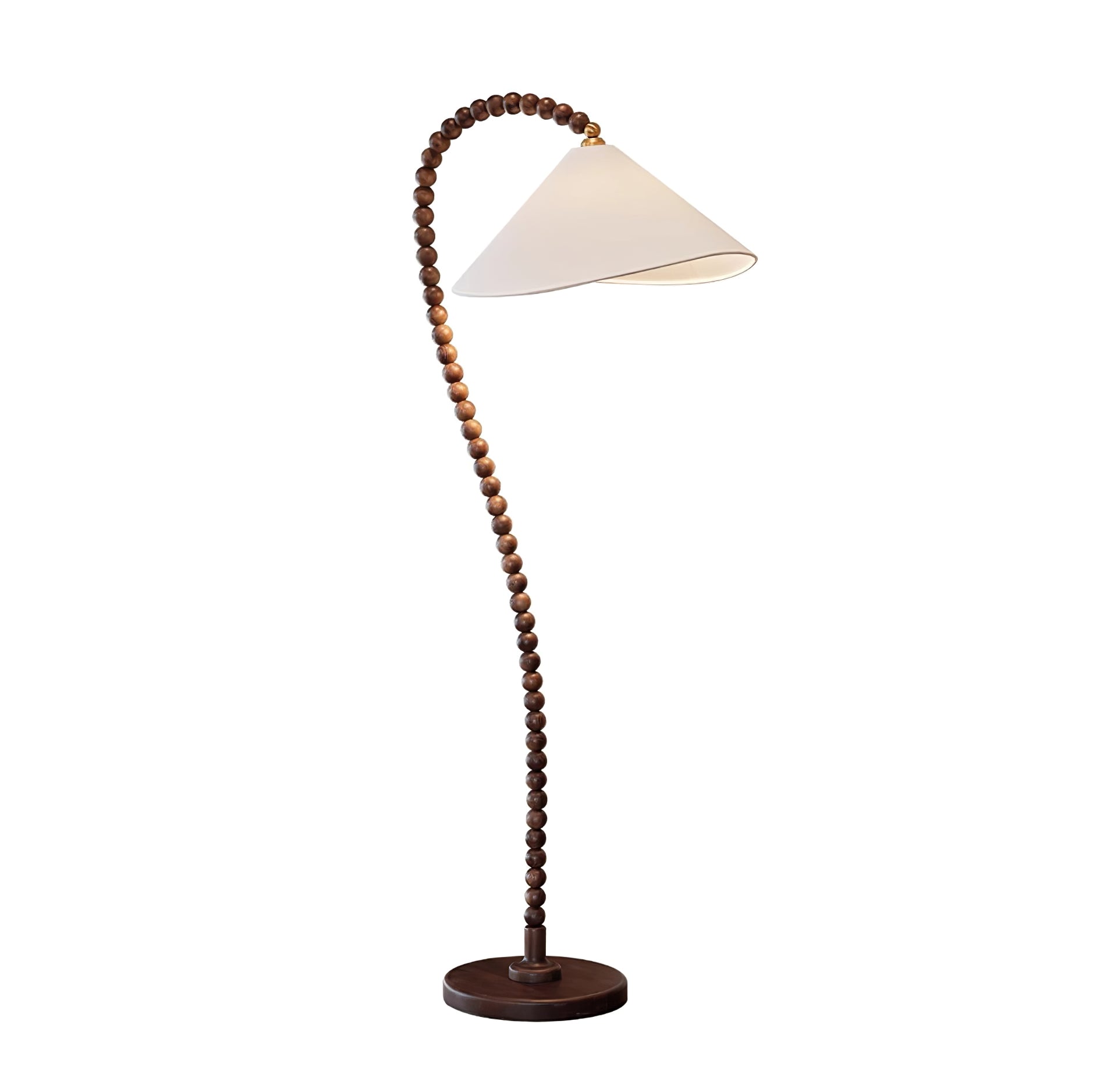 Wooden Bead Floor Lamp - Blowlighting