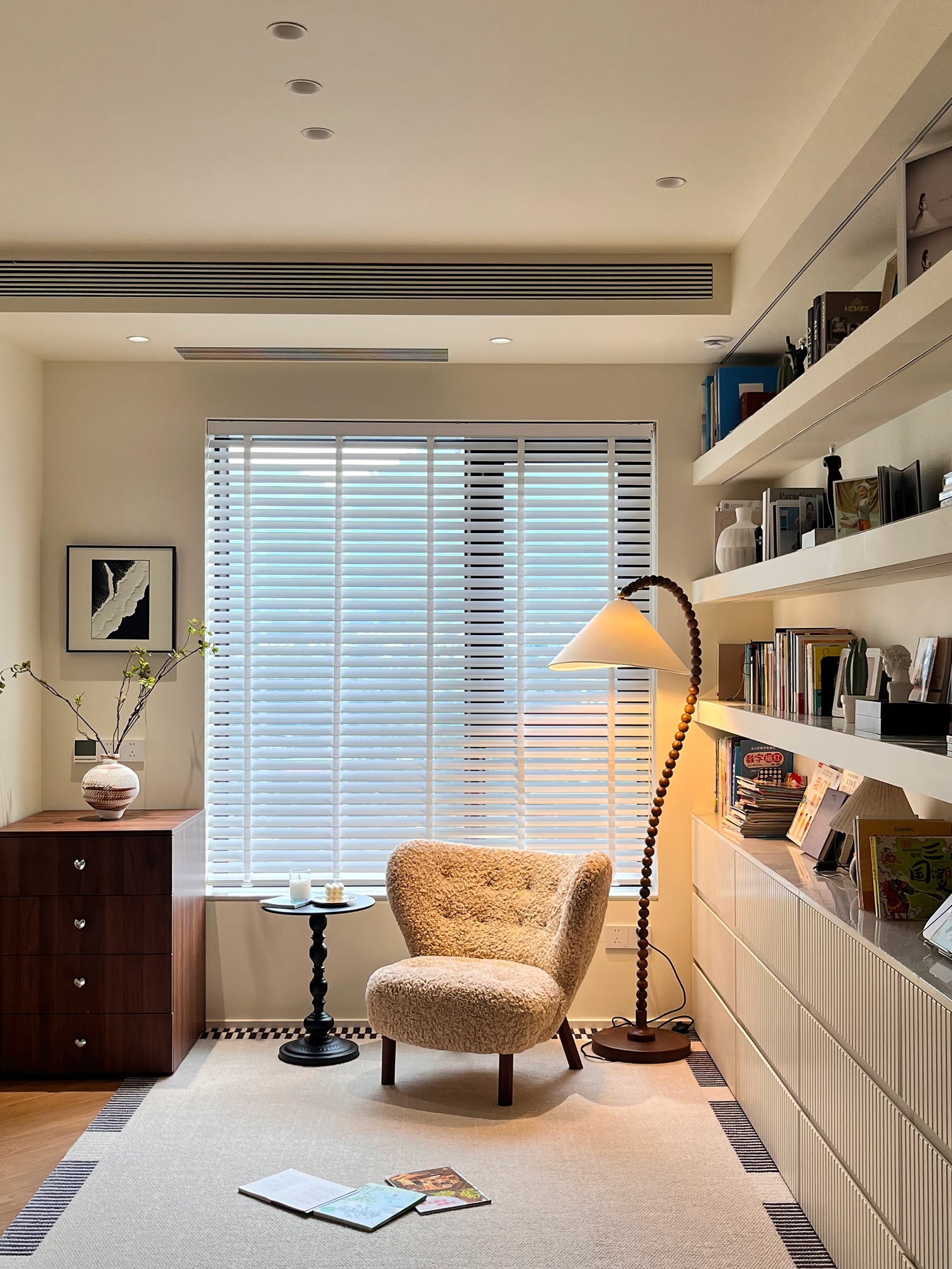 Wooden Bead Floor Lamp - Blowlighting