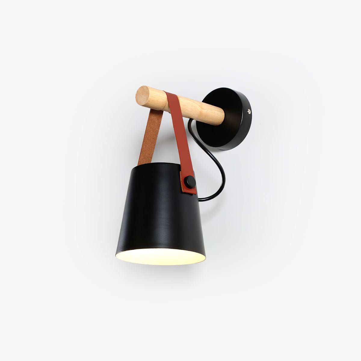 Wooden Conical Wall Light - Blowlighting