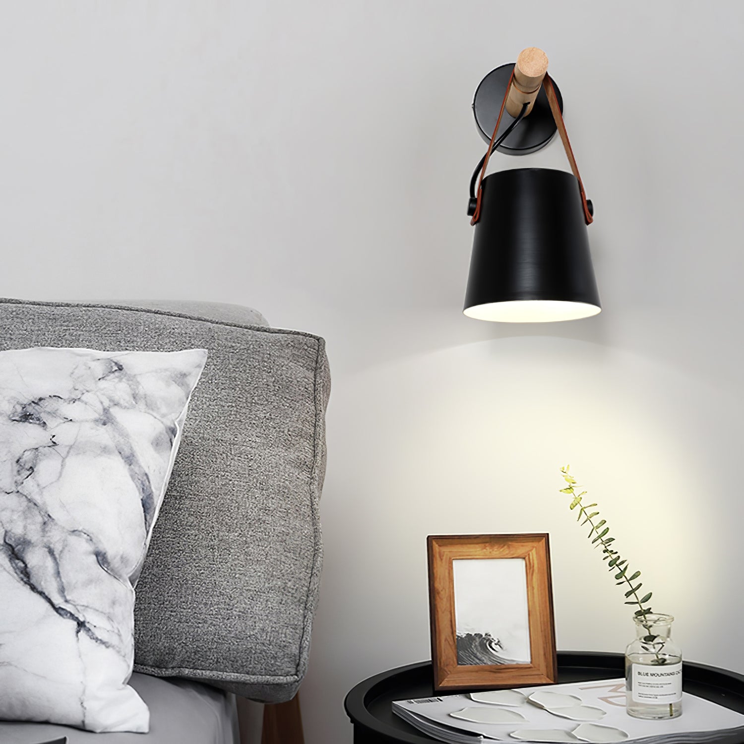 Wooden Conical Wall Light - Blowlighting