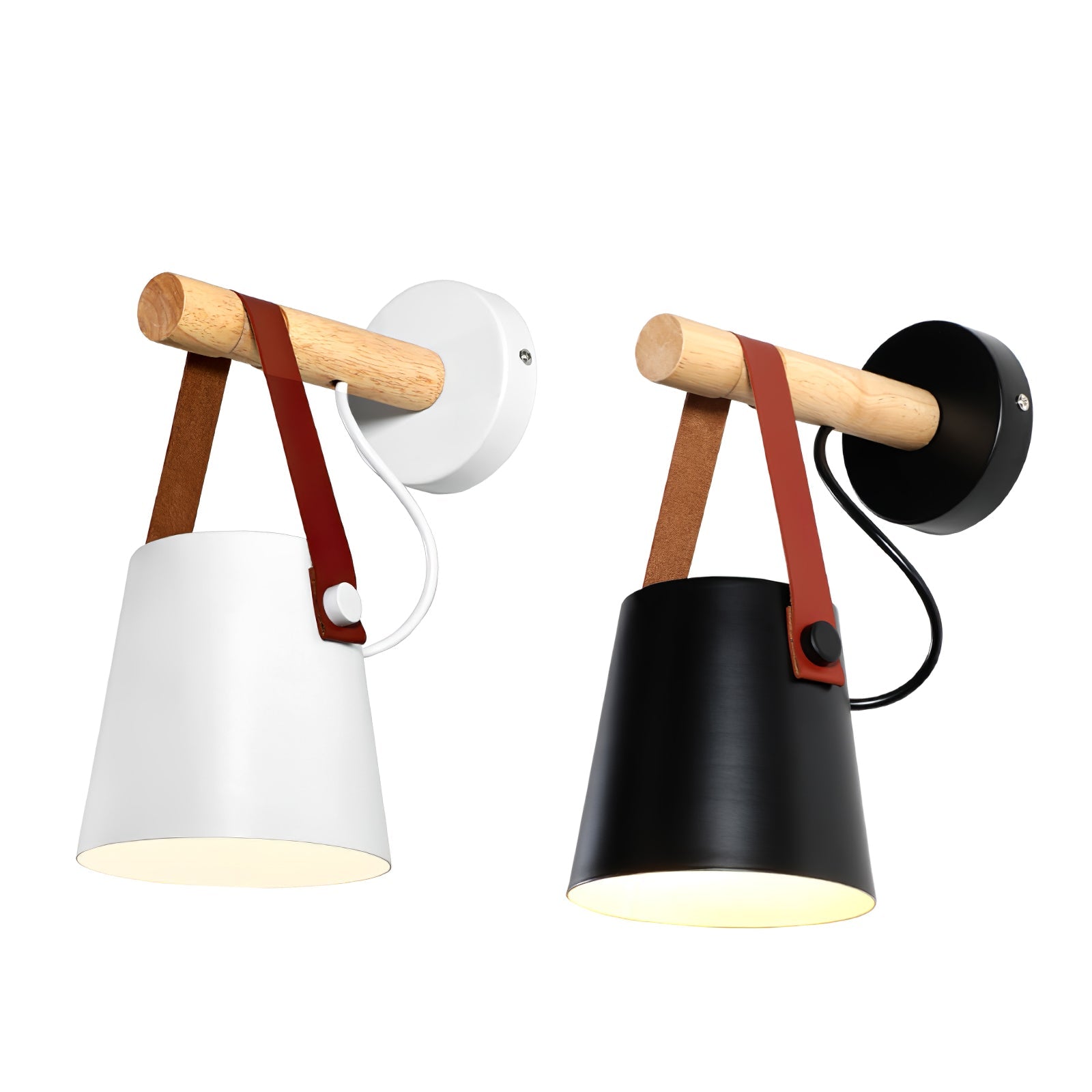 Wooden Conical Wall Light - Blowlighting