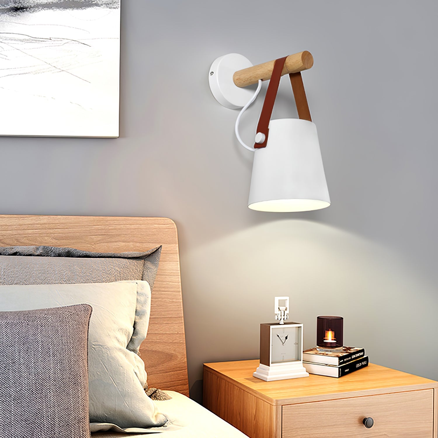Wooden Conical Wall Light - Blowlighting