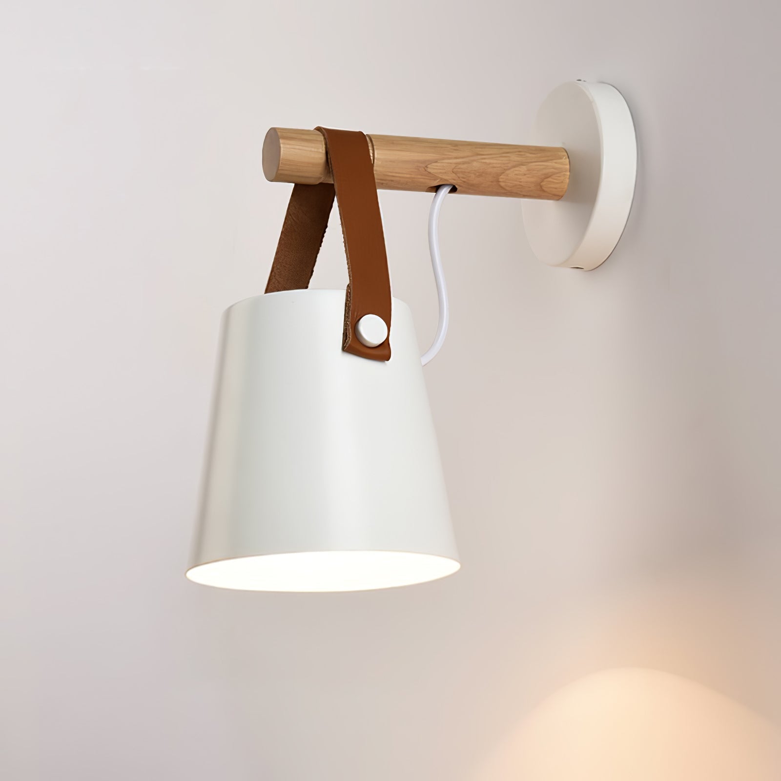 Wooden Conical Wall Light - Blowlighting