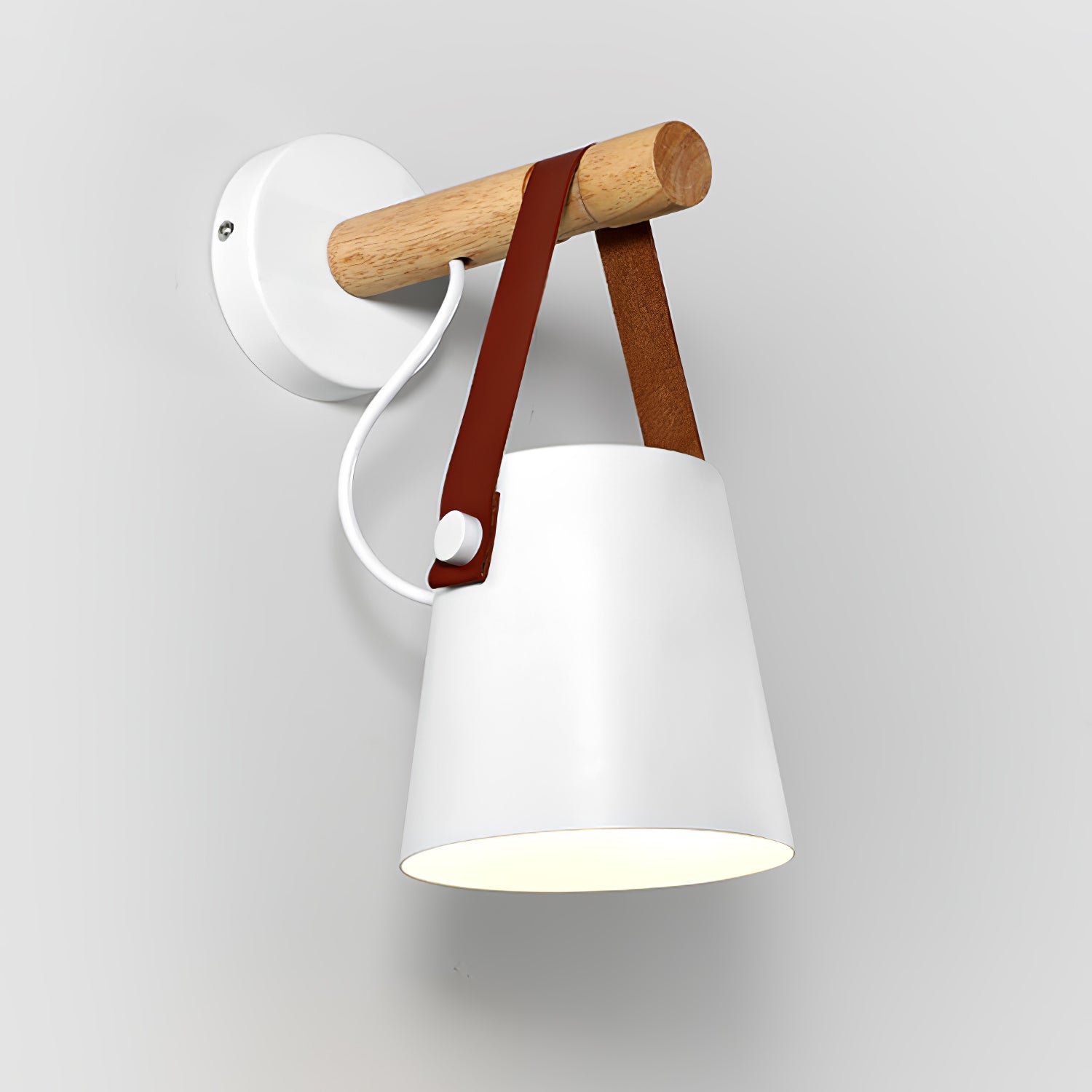 Wooden Conical Wall Light - Blowlighting