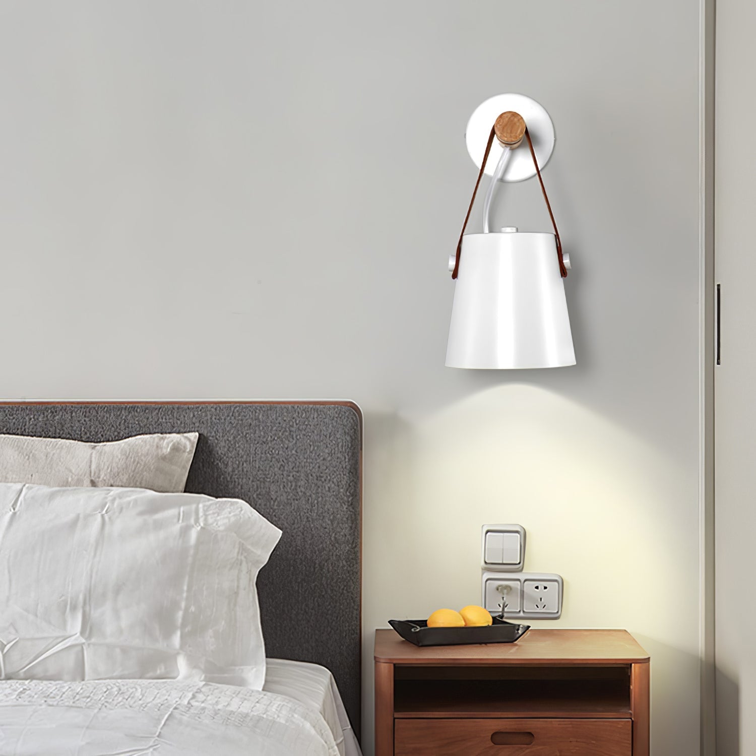 Wooden Conical Wall Light - Blowlighting