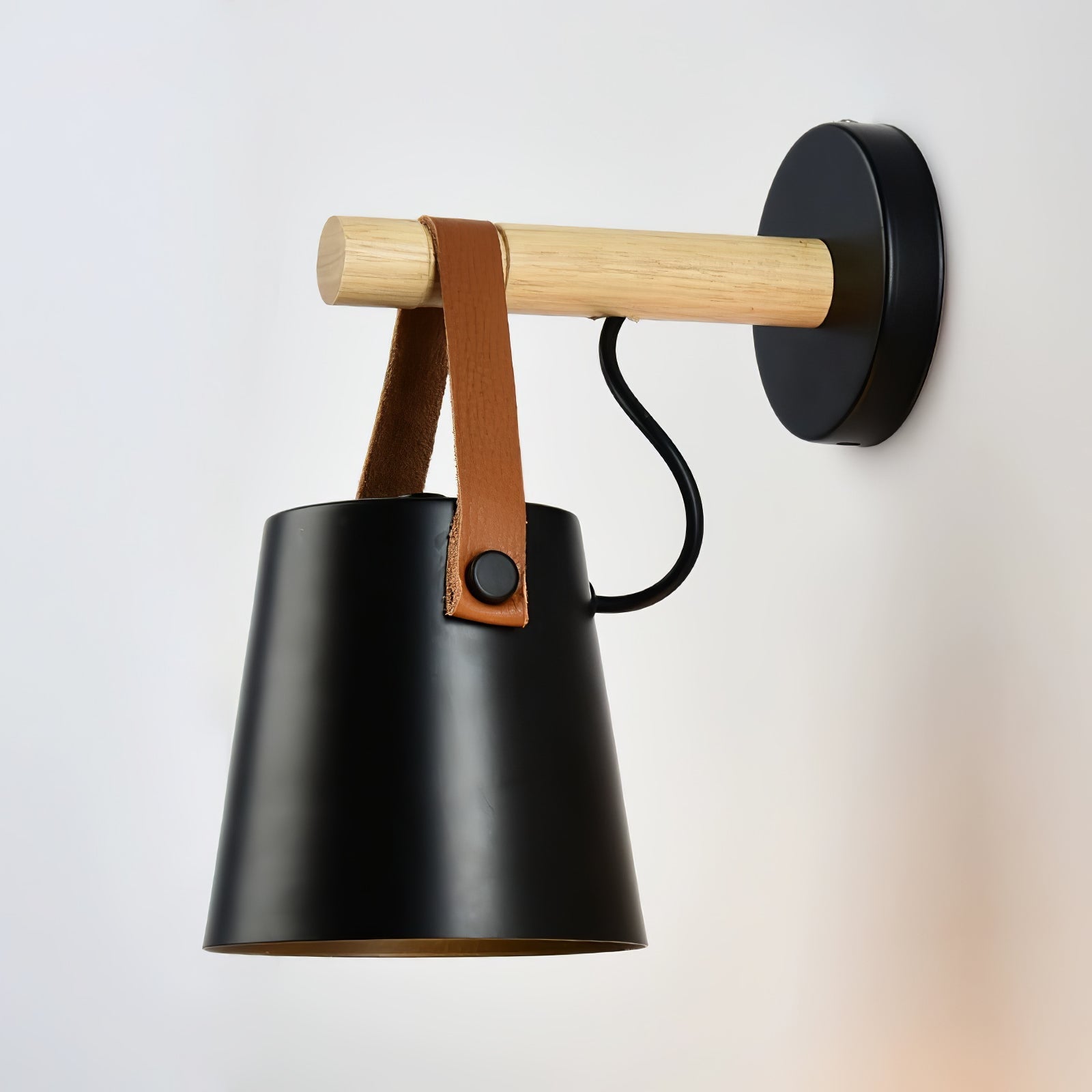 Wooden Conical Wall Light - Blowlighting