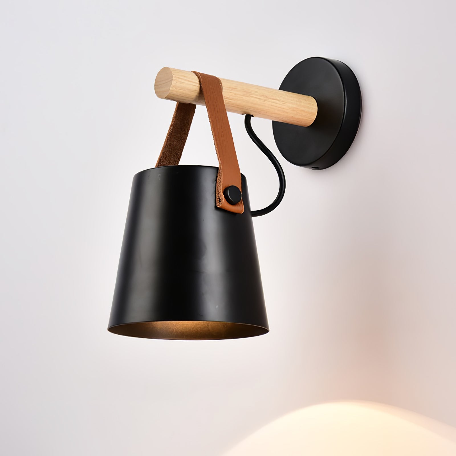 Wooden Conical Wall Light - Blowlighting