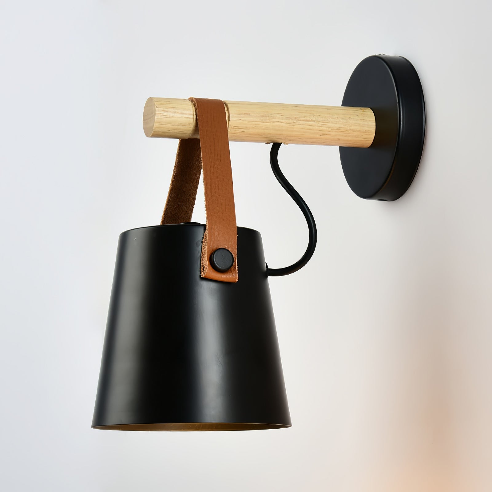 Wooden Conical Wall Light - Blowlighting