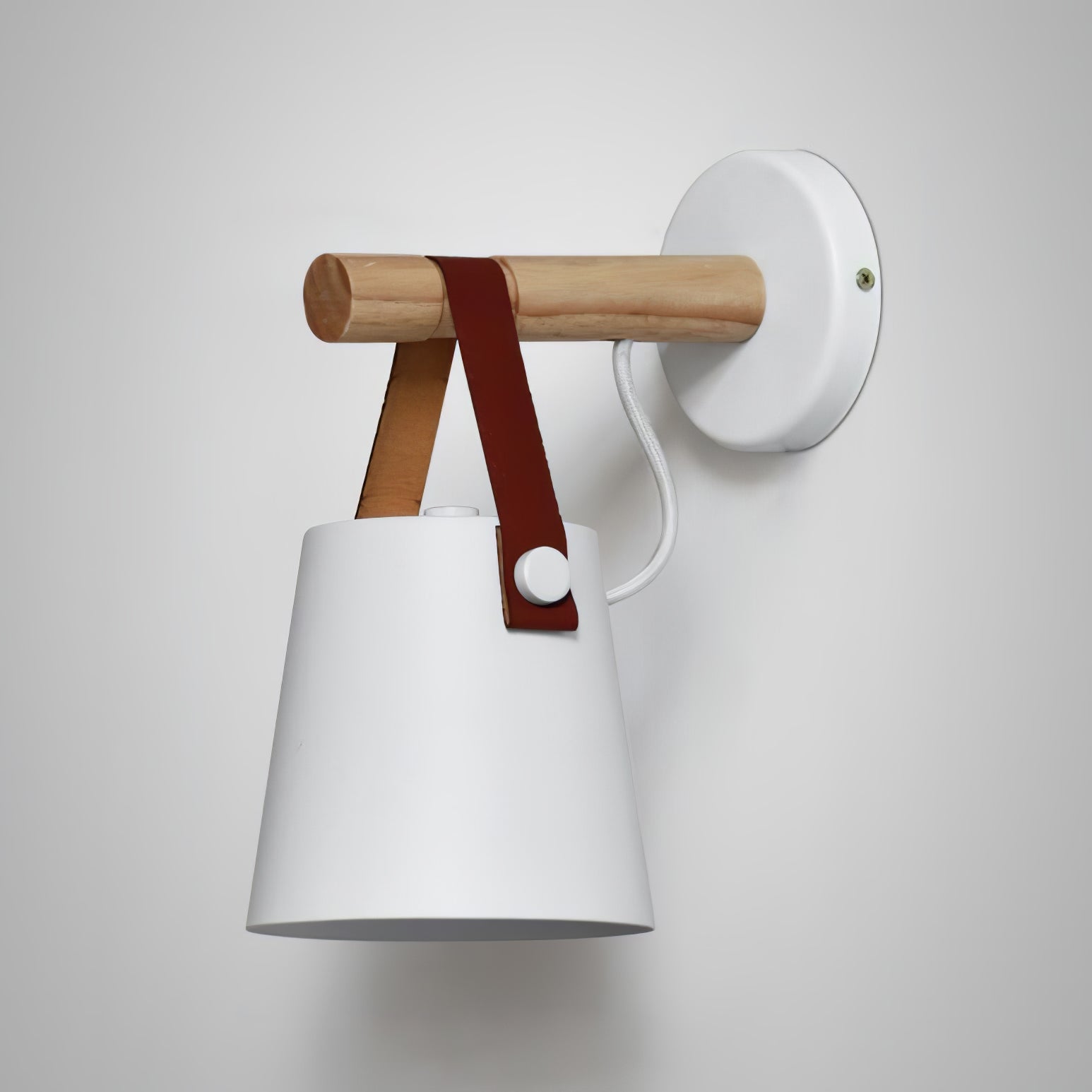 Wooden Conical Wall Light - Blowlighting