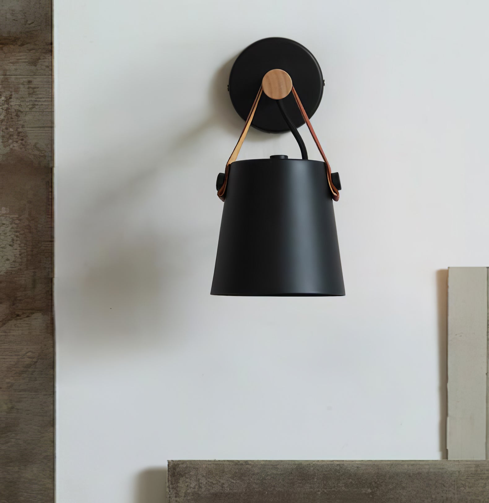 Wooden Conical Wall Light - Blowlighting