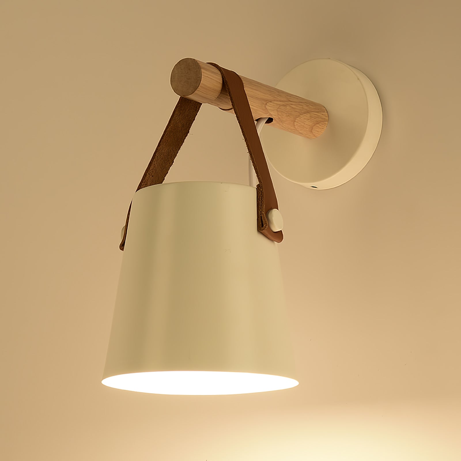 Wooden Conical Wall Light - Blowlighting