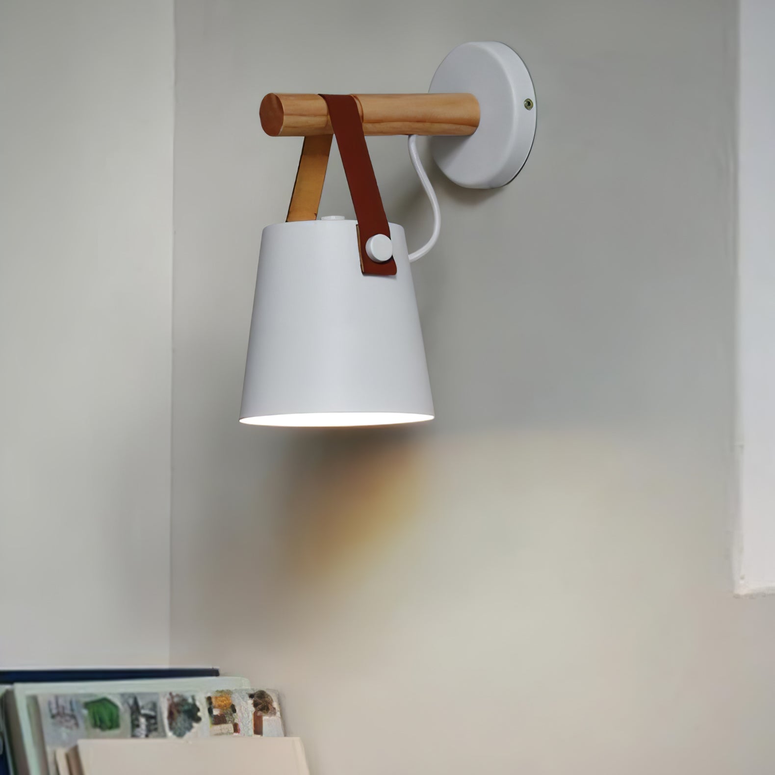 Wooden Conical Wall Light - Blowlighting